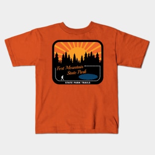 Fort Mountain State Park Trails Kids T-Shirt